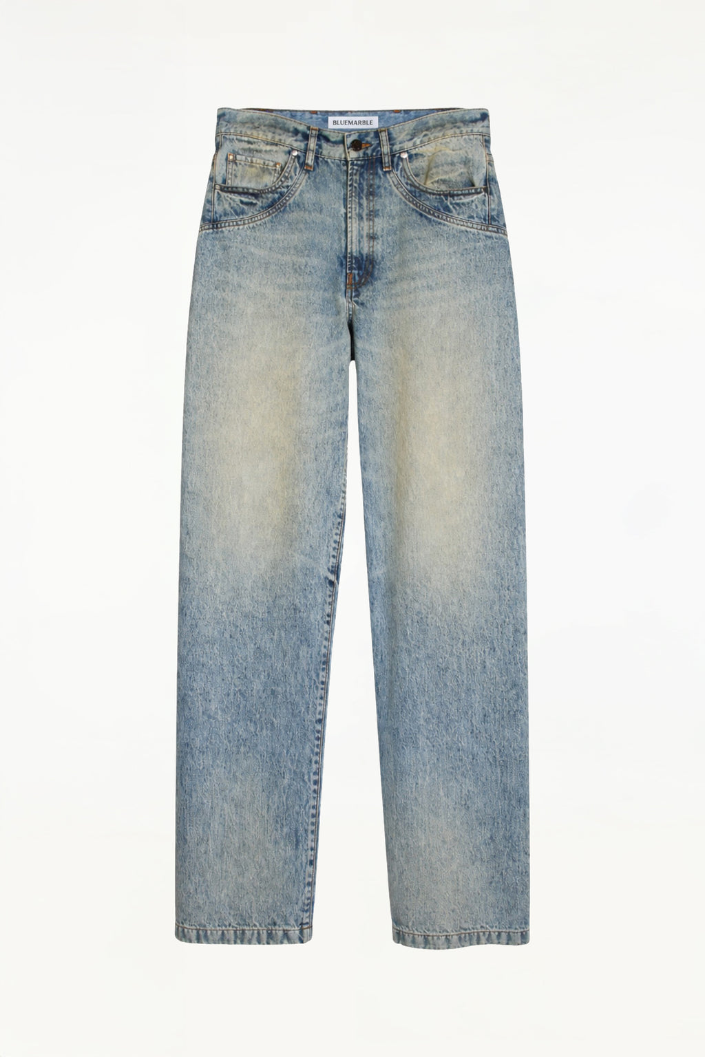 Panelled Denim Pants