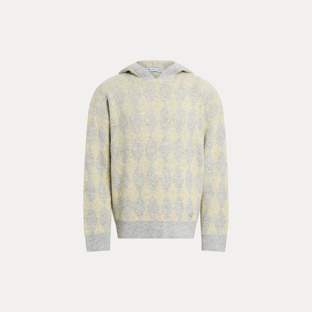 Pull à capuche Argyle