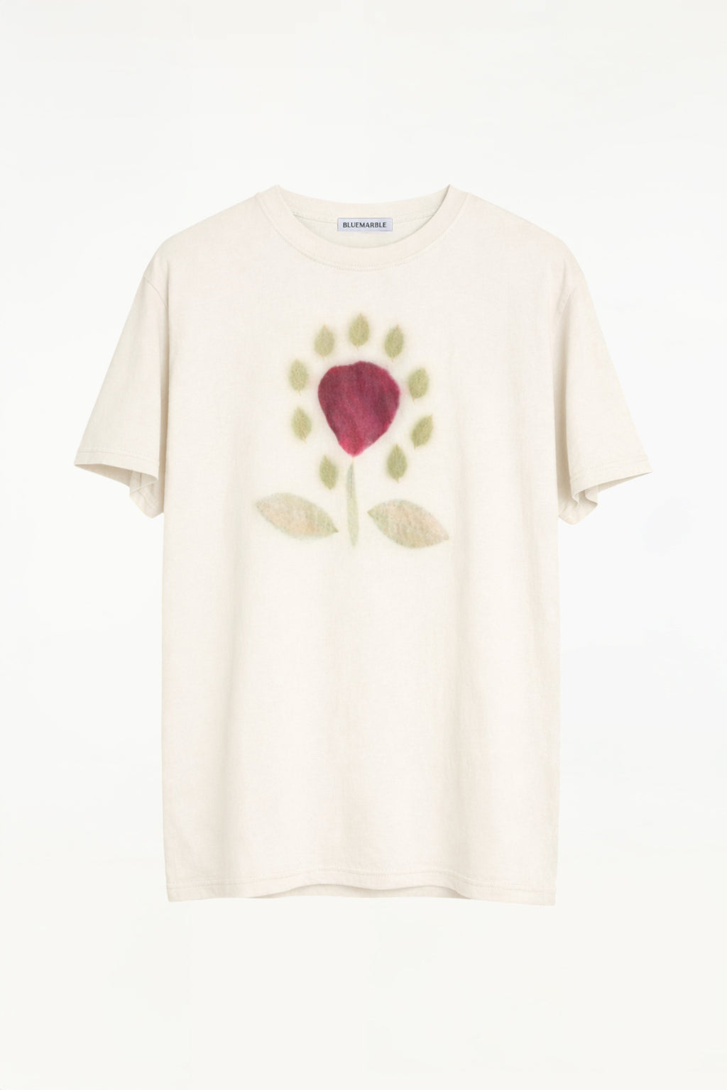Hazy Leaf Flower Regular T-Shirt
