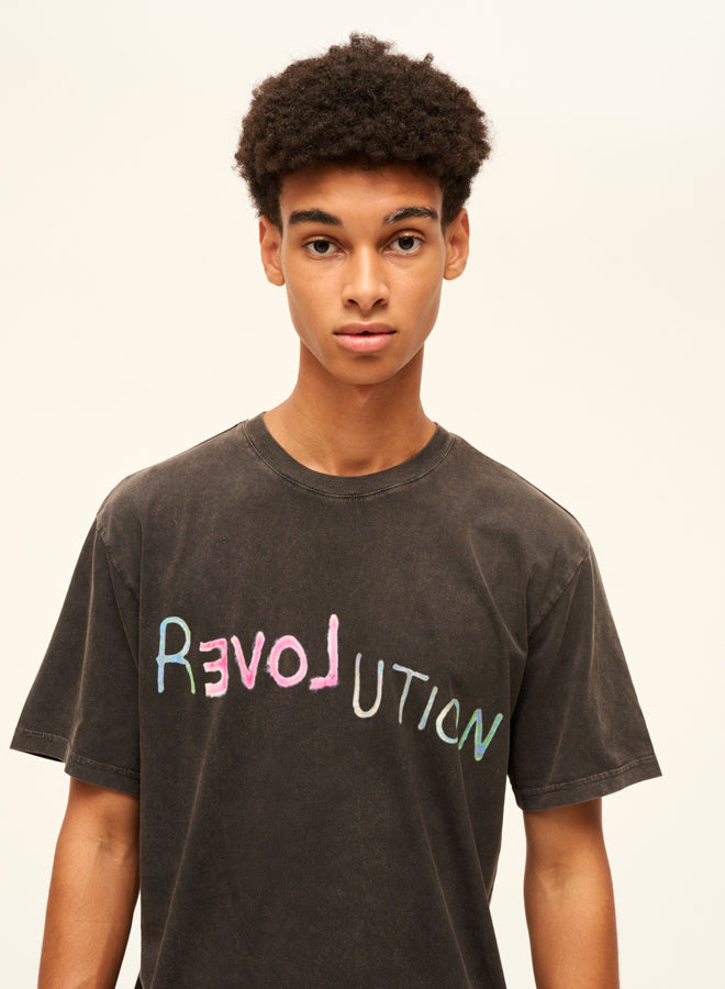 ''Revolution'' print t-shirt