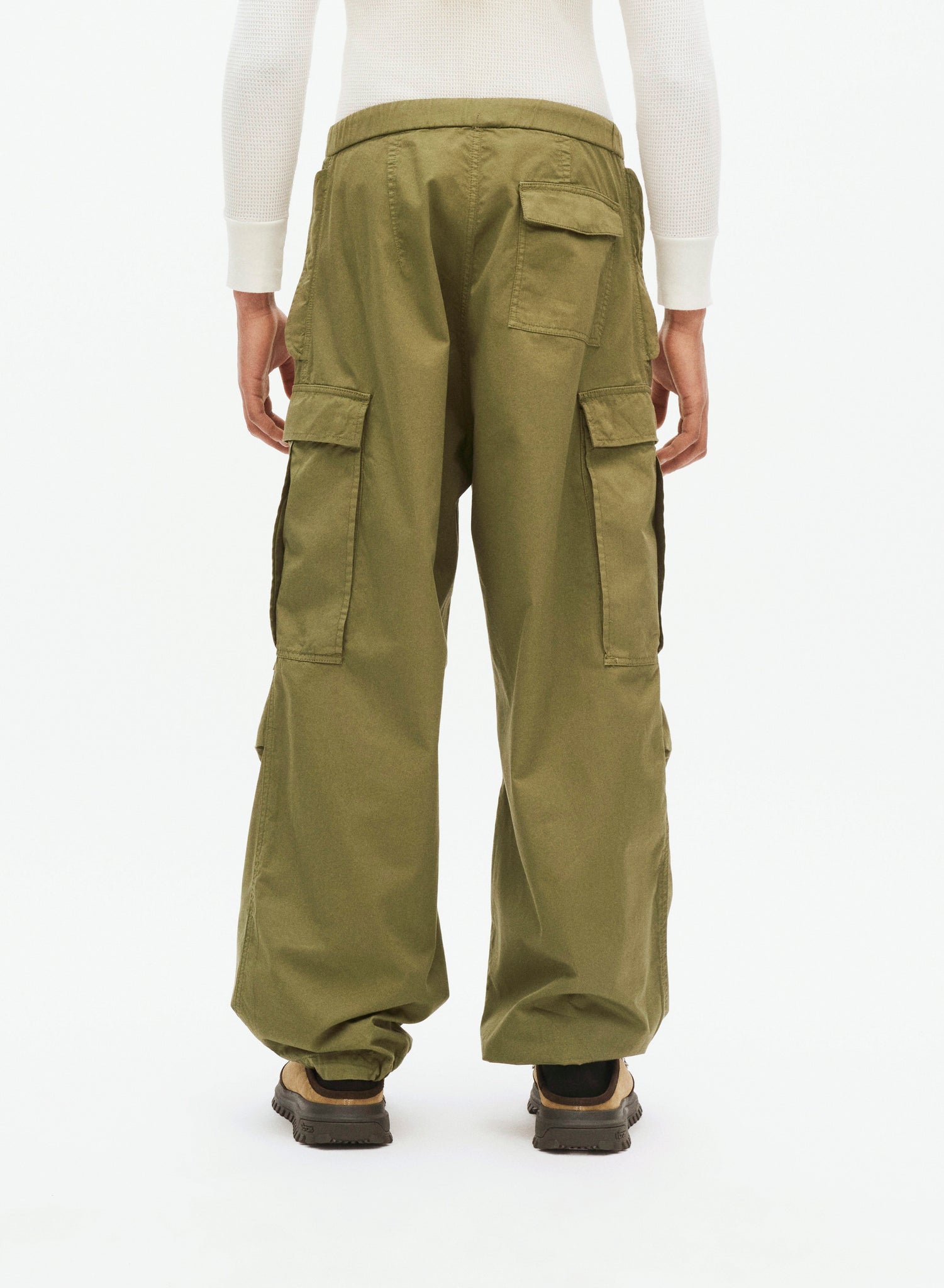Khaki Studded Cargo Pants