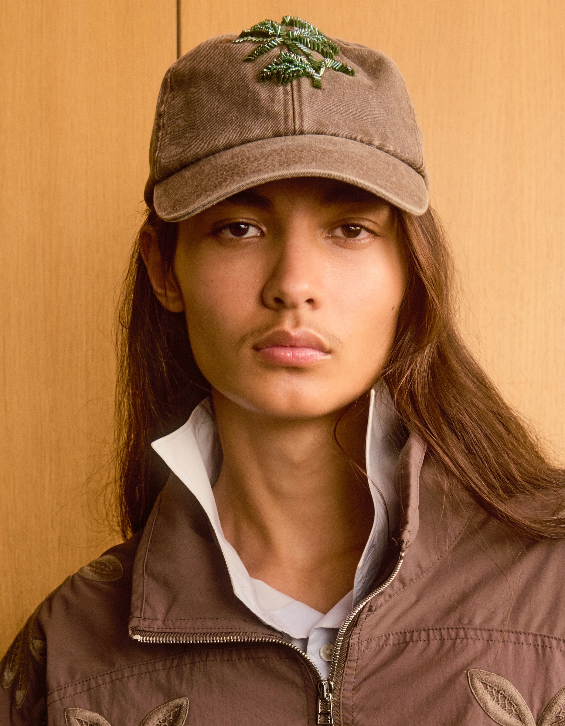 帽子 EMBROIDERY CAP \"WAY OF LIFE\" KHAKI EMBROIDERY CAP 