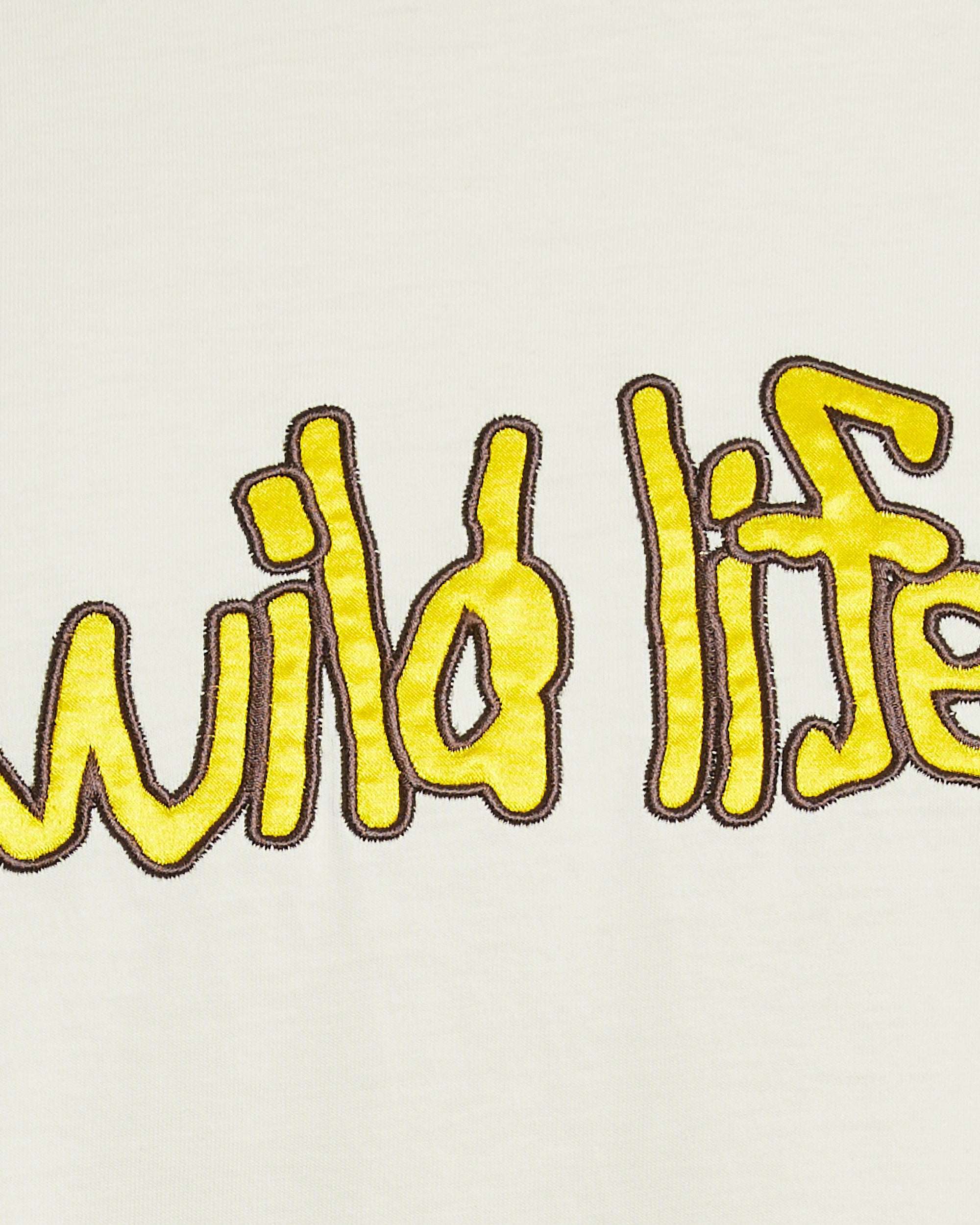 Men's white wildlife short-sleeve tshirt