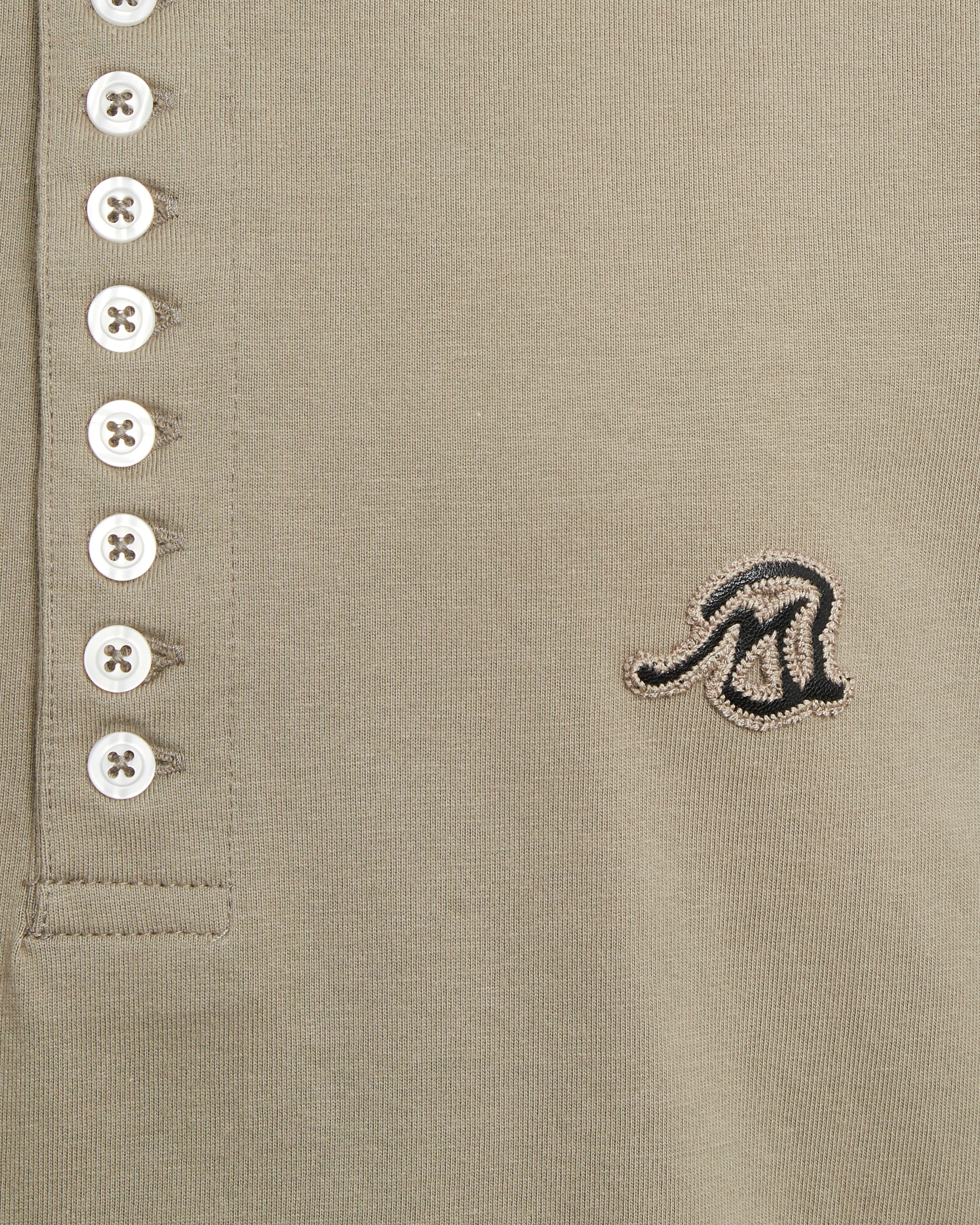 Men's buttoned long sleeve cotton tshirt 